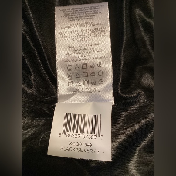 New BCBGeneration Metallic Chevron Dress - Picture 12 of 13